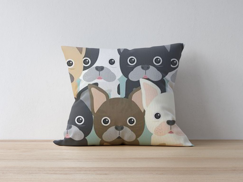 Evila Originals, Azury- KRL1236, Bunt, Kissenbezüge, 50% Polyester / 50% Baumwolle