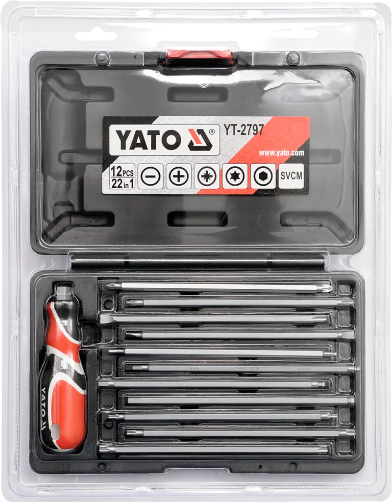 Coffret de tournevis et embouts interchangeables 22 en 1 multifonction - 4