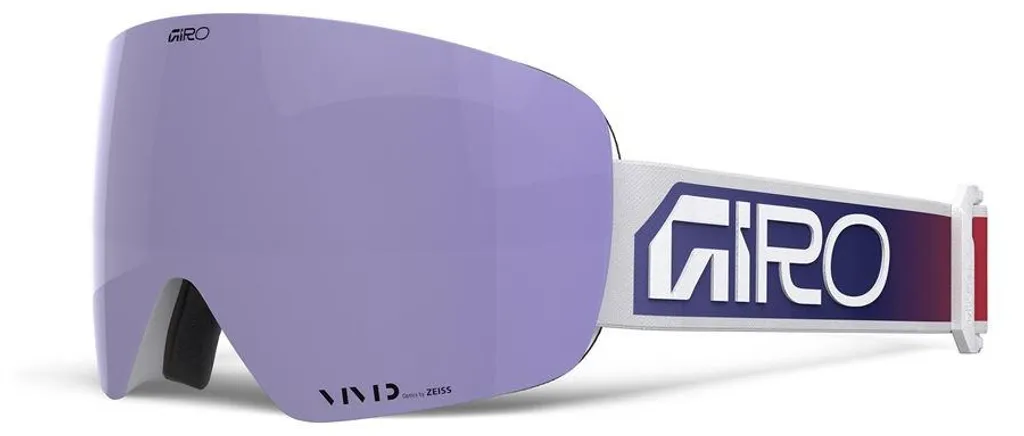 Masque ski Giro Contour Blanc délavé Vivid Haze et Infrared