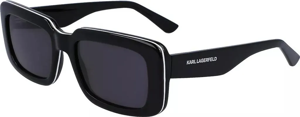 Occhiali Karl Lagerfeld KL6101S 001 Unisex - Design Rock-Chic Nero