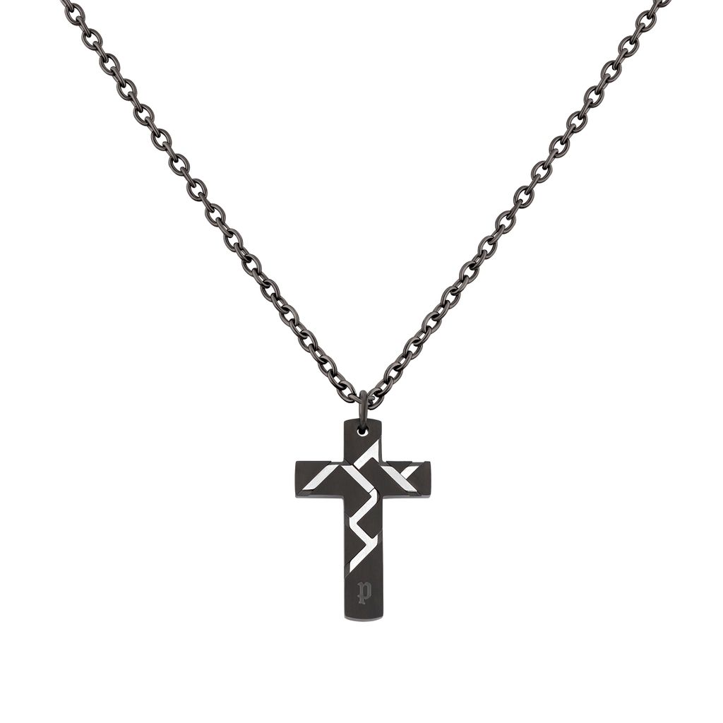Police Halskette Kreuz Edelstahl Anhänger PJ26478PSU.02 Produktbild 