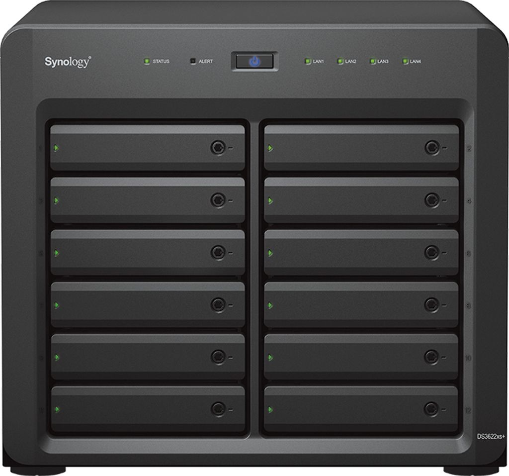 Netzwerkspeicher Synology DS3622XS+ Schwarz