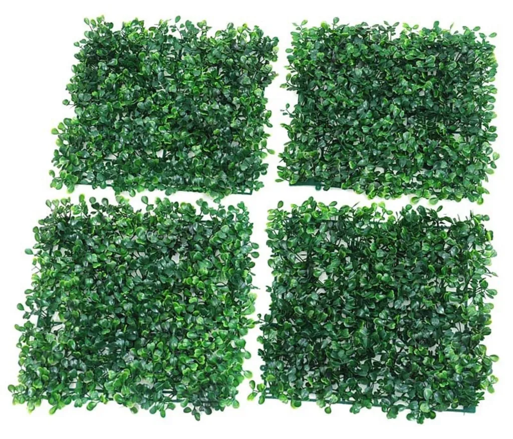 Aménagement jardin et balcon mur végétal herbe artificielle 4 pièces