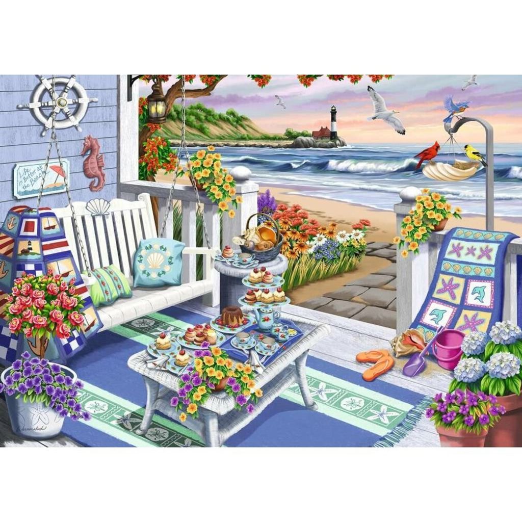 RAVENSBURGER Sonnenstrand-Puzzle EXTRA 300 Teile Produktbild 