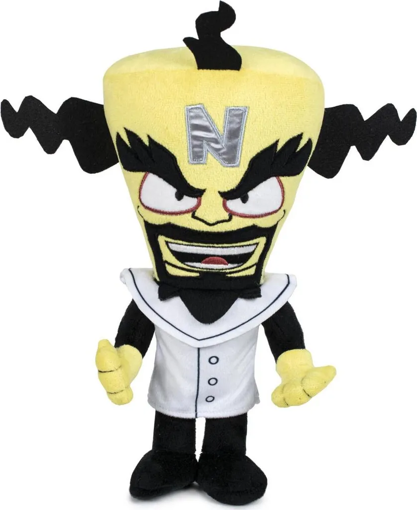 Peluche Dr Neo Cortex Crash Bandicoot 32cm - Doudou de Collection Geek