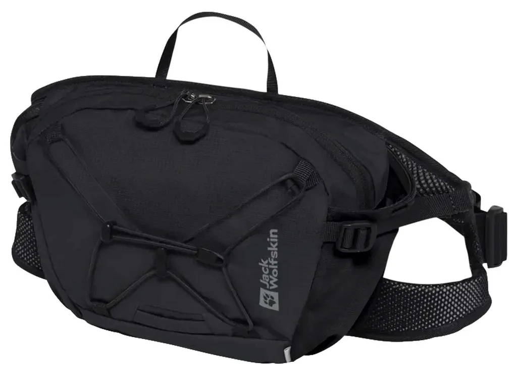 Sac banane Jack Wolfskin Velocity Noir - Petite sacoche de sport sobre