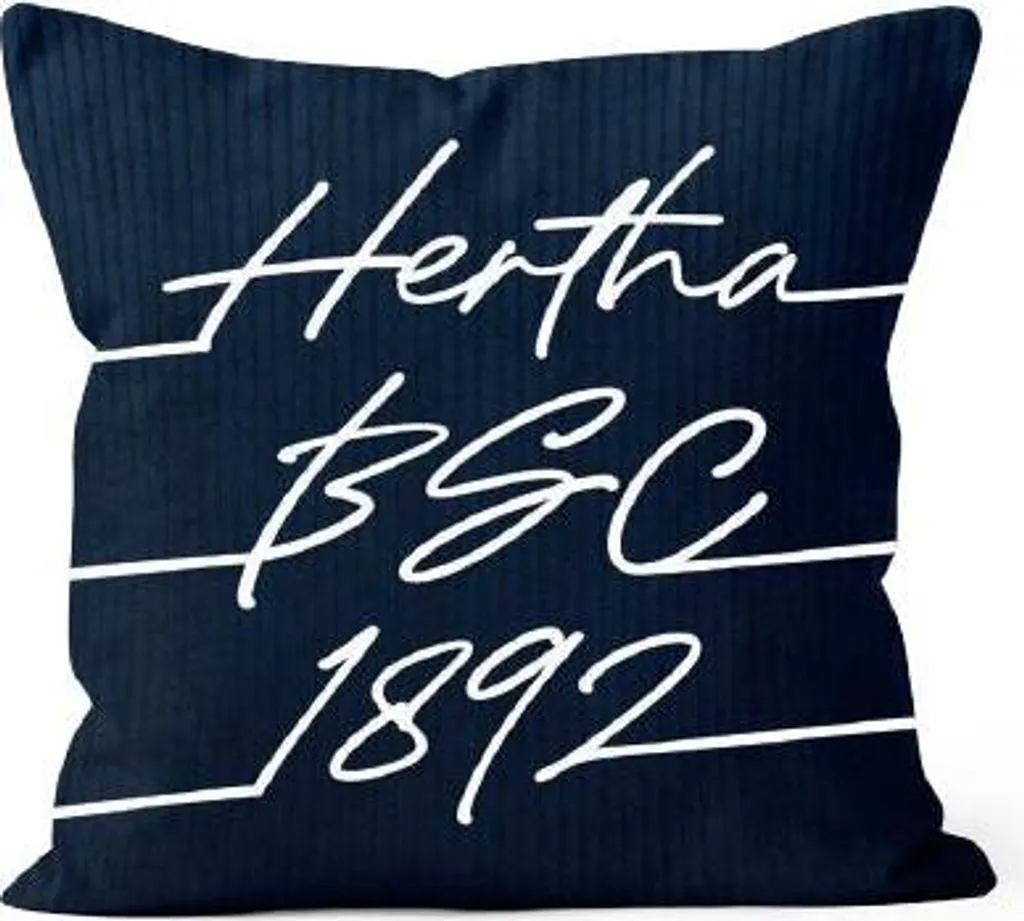 Coussin Hertha BSC bleu marine : solution confort pour votre dos et déco