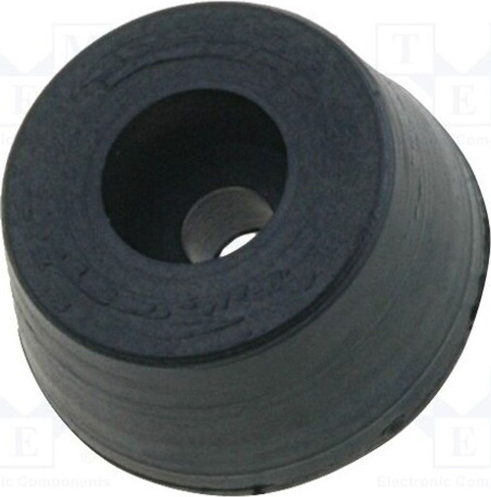 10x Fuß F: 4mm Beine C: 6mm E: 7,8mm schwarz Gummi A: 16mm D: 3mm B: 13mm