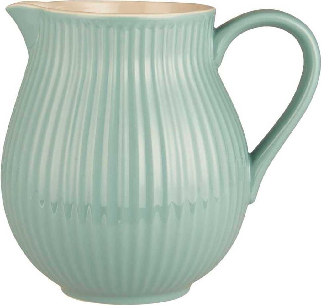 IB Laursen Kanne 2 Liter Mynte GREEN TEA Grün Keramik Geschirr Karaffe Krug