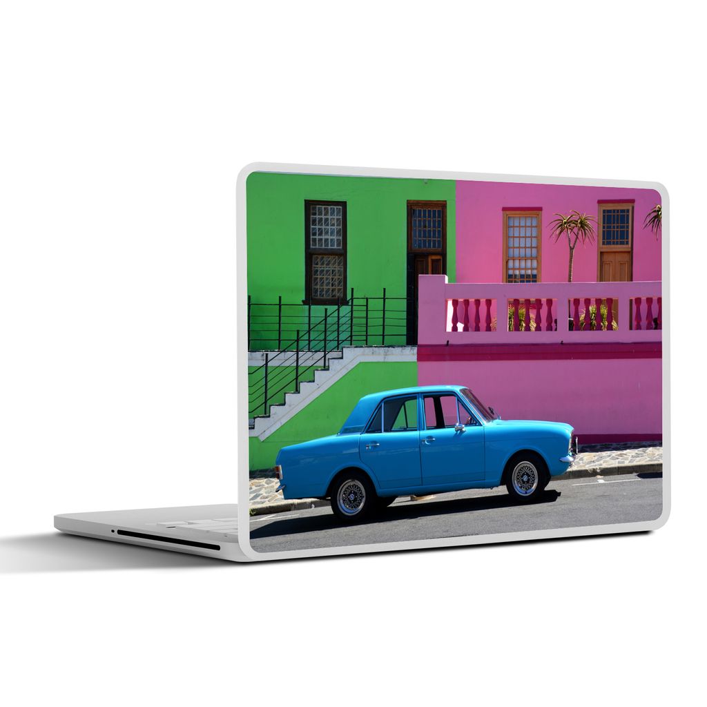 MuchoWow Laptop Aufkleber Sticker Cover Oldtimer - Südafrika - Farben 31x22.5 cm - Laptop-Deko