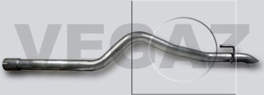 VEGAZ Abgasrohr Auspuffrohr für VW CRAFTER 30-50 Kasten (2E) Hinten MR-308