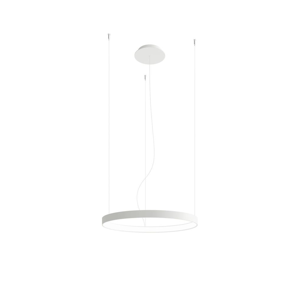 Sollux Lighting Modern Home Office Lampe Runde Form Kreative Beleuchtung Kreative Dekoration aus Stahl Kronleuchter de Kronleuchter RIO 55 White 40...