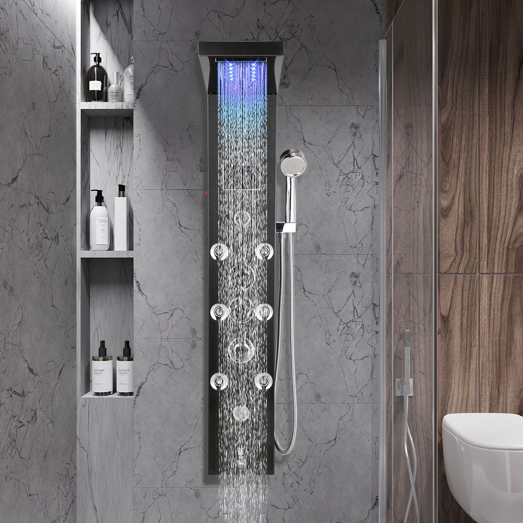 Aopunly Duschpaneel für Badezimmer Hydromassagen Produktbild 