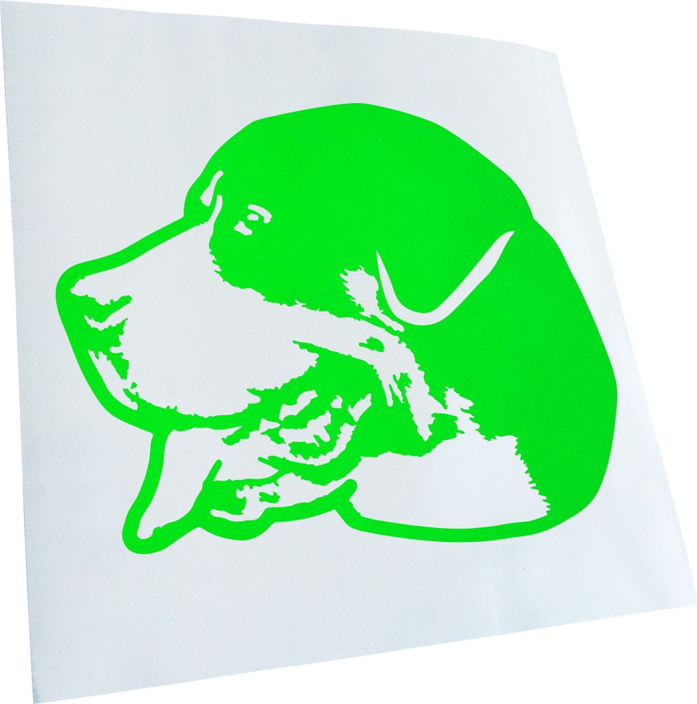 Kiwistar - Autoaufkleber - Greater swiss mountain dog Hund - Neongrün - 40x31cm - Aufkleber für Auto, Laptop, Fahrrad, LKW, Motorrad mehrfarbig J...