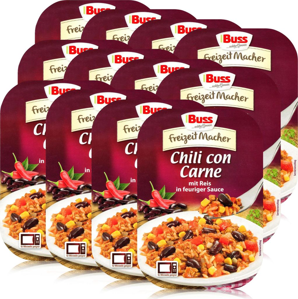 Buss Freizeitmacher Chili con Carne mit Reis 300g - Produktbild 