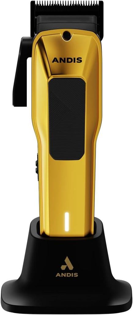 Andis 562118 Professioneller Haarschneider mit/ohne Kabel, verstellbare Phaze-Klinge für gründliches Schneiden, Gold
