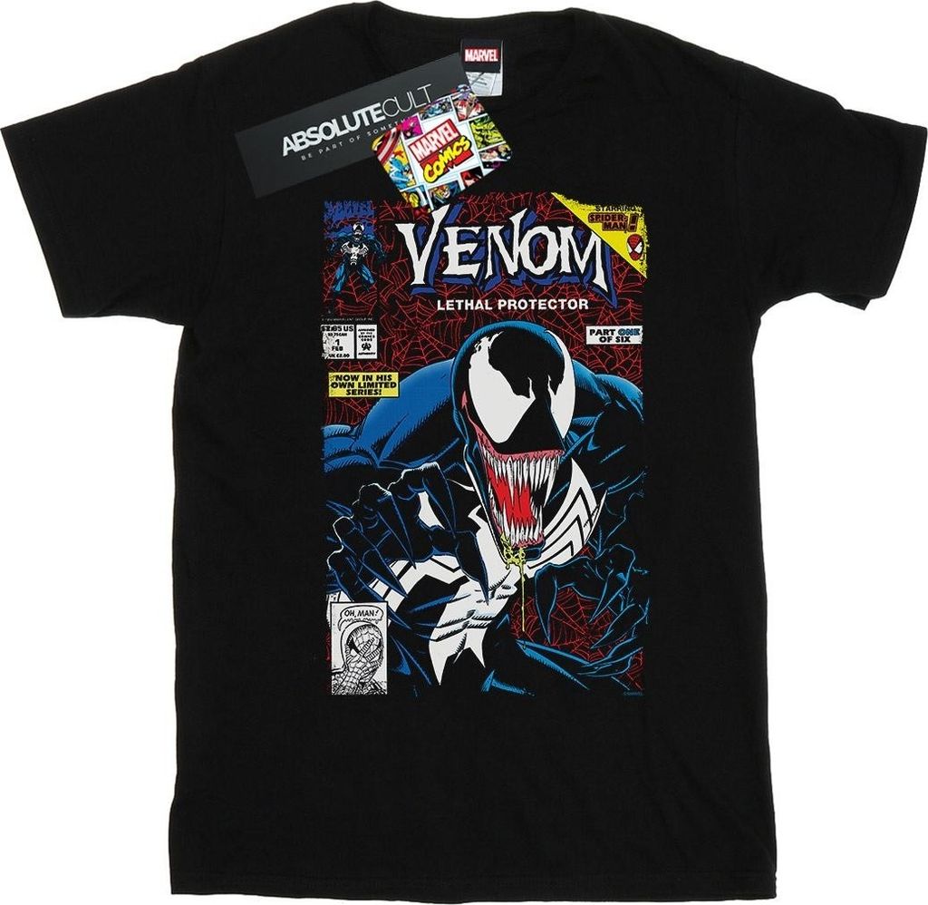 Marvel - "Lethal Protector" T-Shirt für Damen BI34422 (S) (Schwarz)