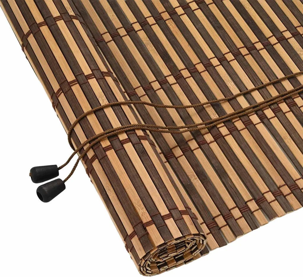 Tende in Bambù Marrone 150 x 160 cm - Design Rullo per Interni Moderni