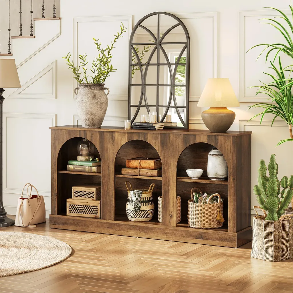 Console Gain de Place 160 cm : Solution de Rangement Entrée et Salon - 6