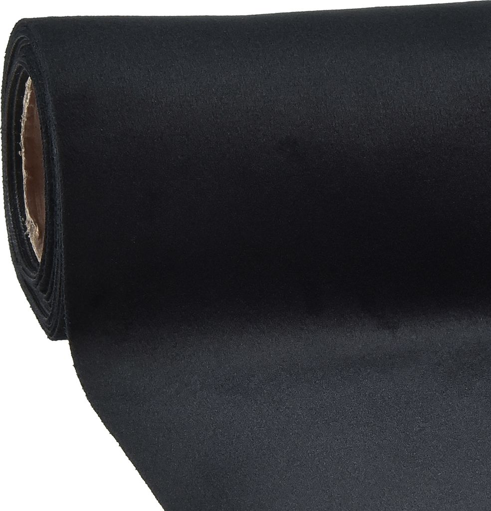 Samt Tischläufer Schwarz Dekostoff 28×270cm Festlich Produktbild 