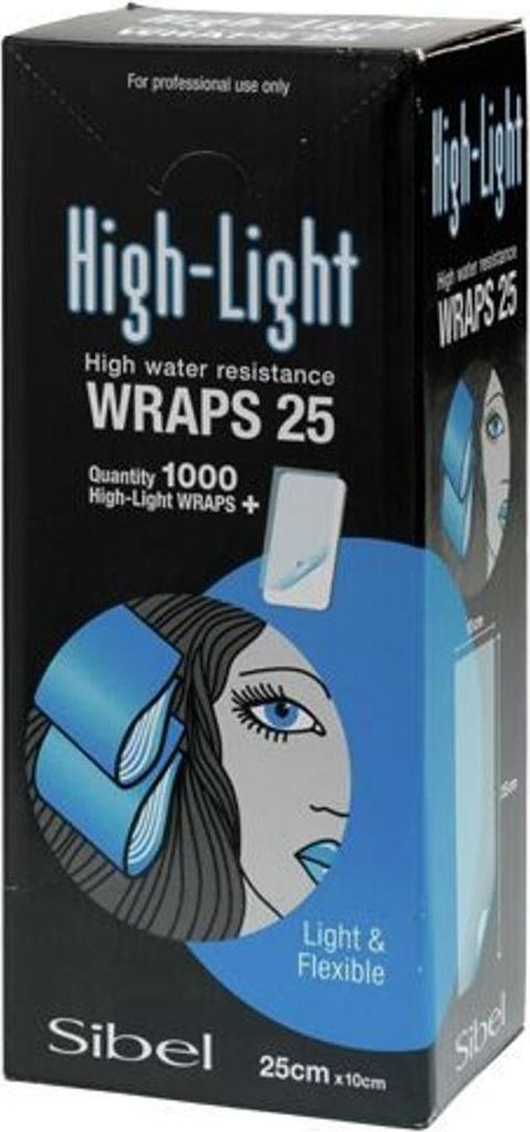 Sibel High-Light Wraps 1000st 10x25cm Immagine del prodotto 