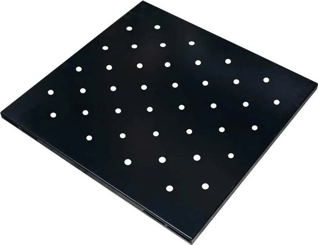 Étagère rack 19 1U Mega-M 1000mm plateau fixe noir pour armoire