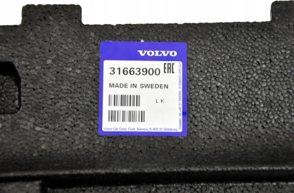 Absorbeur mousse pare-chocs avant VOLVO XC90 II haute densité 31663900