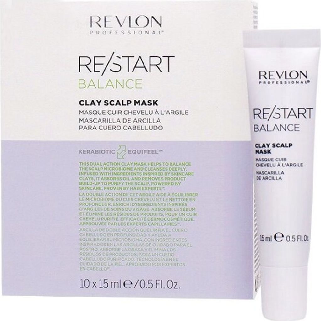 Revlon Re-Start Balance Clay Scalp Mask 10x 15ml