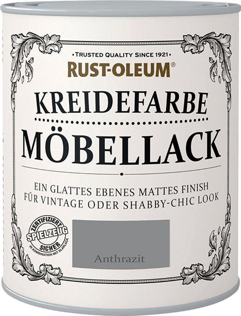 Rust-Oleum Kreidefarbe Möbellack 125 ml anthrazit Produktbild 