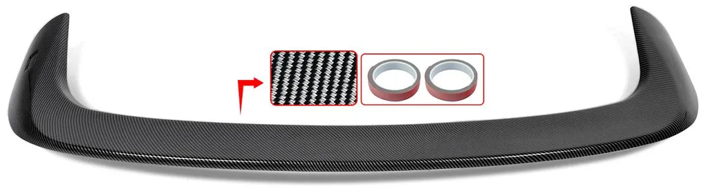 Becquet arrière en ABS look carbone pour SUV compact version 2016-2022