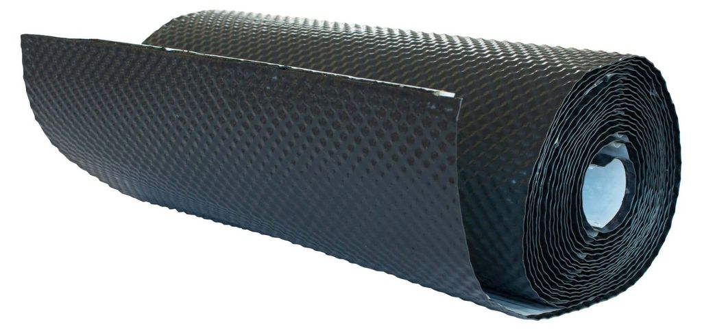 DAPRONA Wandanschlussband 3D 5m x 39cm, Anthrazit, Alu, Produktbild 