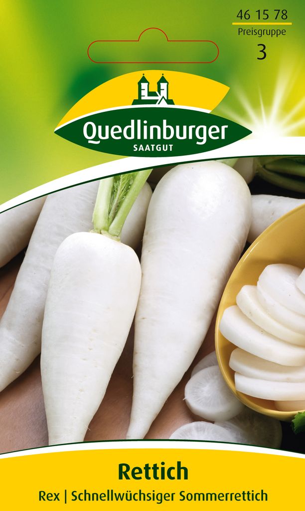 Rettich Rex | Rettichsamen von Quedlinburger Produktbild 