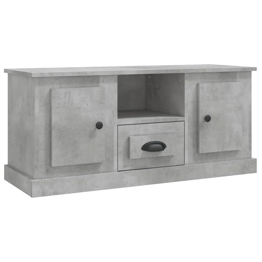 Mobile Porta TV 100cm Grigio Cemento | Arredo Soggiorno Moderno Legno