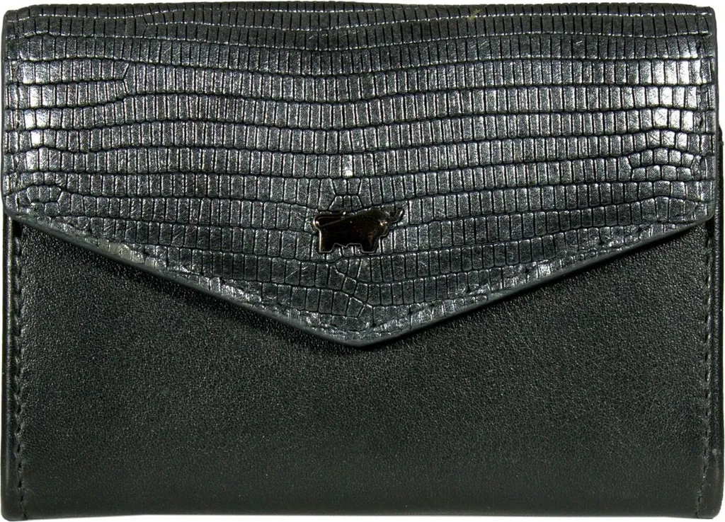 Braun Büffel Lizzy Mini Key Case étui à clés en cuir gris Anthrazit