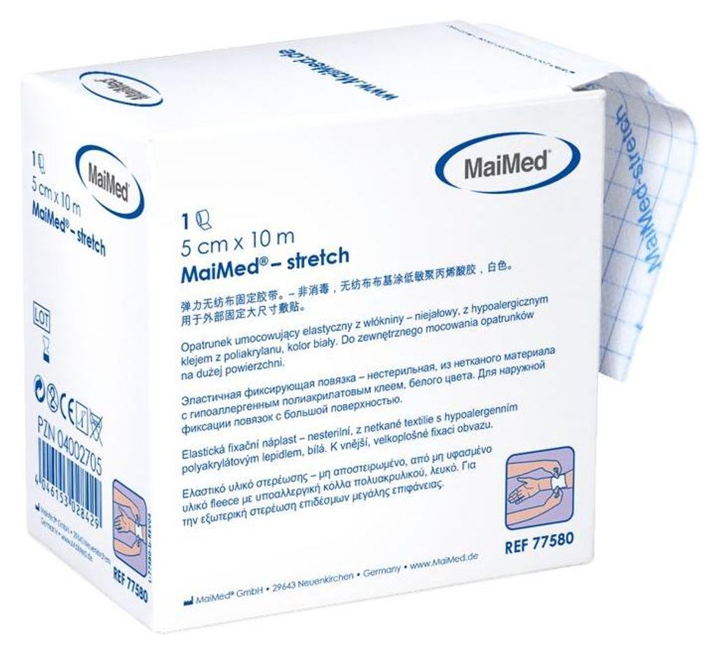 MaiMed-stretch 15cm x 10m elastyczna włóknina mocująca 1 Zdjęcie produktu 