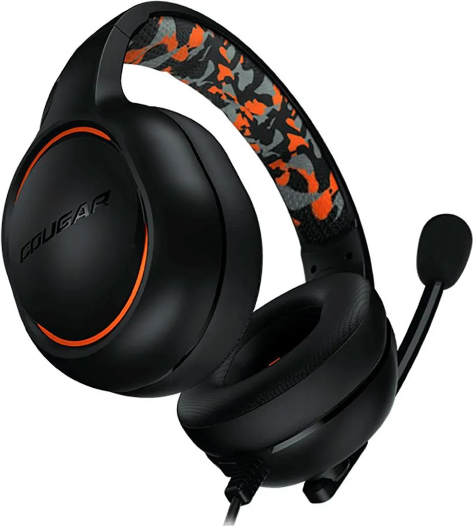 Micro-Casque COUGAR Dive Noir : Son Stéréo Pro et Bandeau de Confort