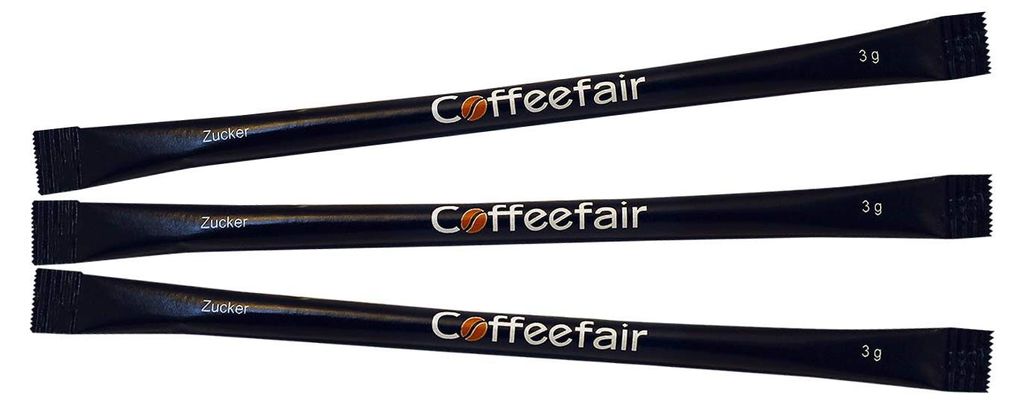 Coffeefair Premium Zuckersticks Slim Stick Line 100 x 3g, Produktbild 