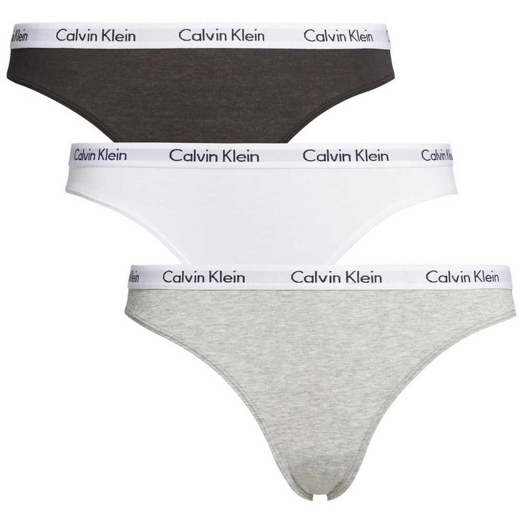 Black Klein 3 Pack Calvin Underwear Bikini /