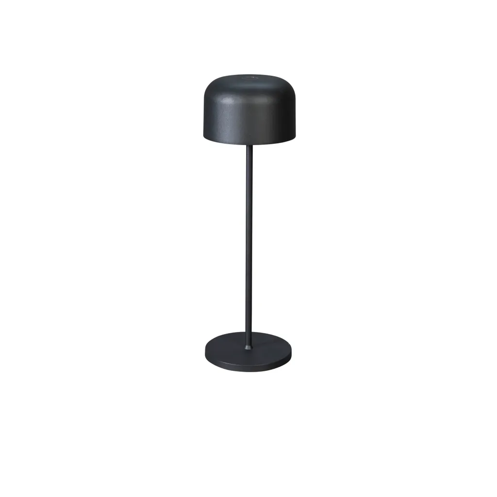 Luminaire de Table pour Dîner en Plein Air Lille LED Noir 11x11x36 cm