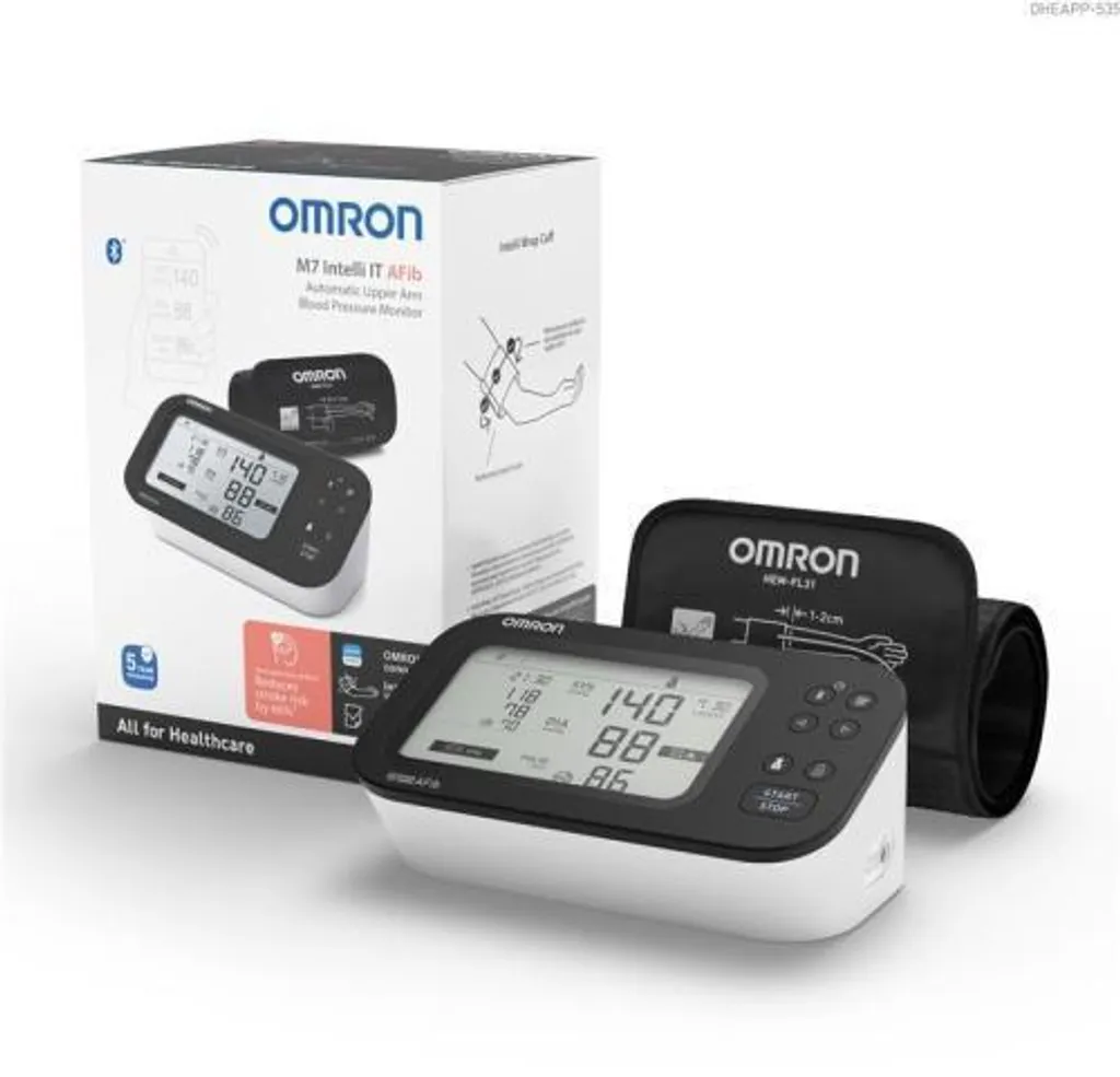 Tensiomètre Électronique Bras Omron M7 Intelli IT Connecté Haute Qualité