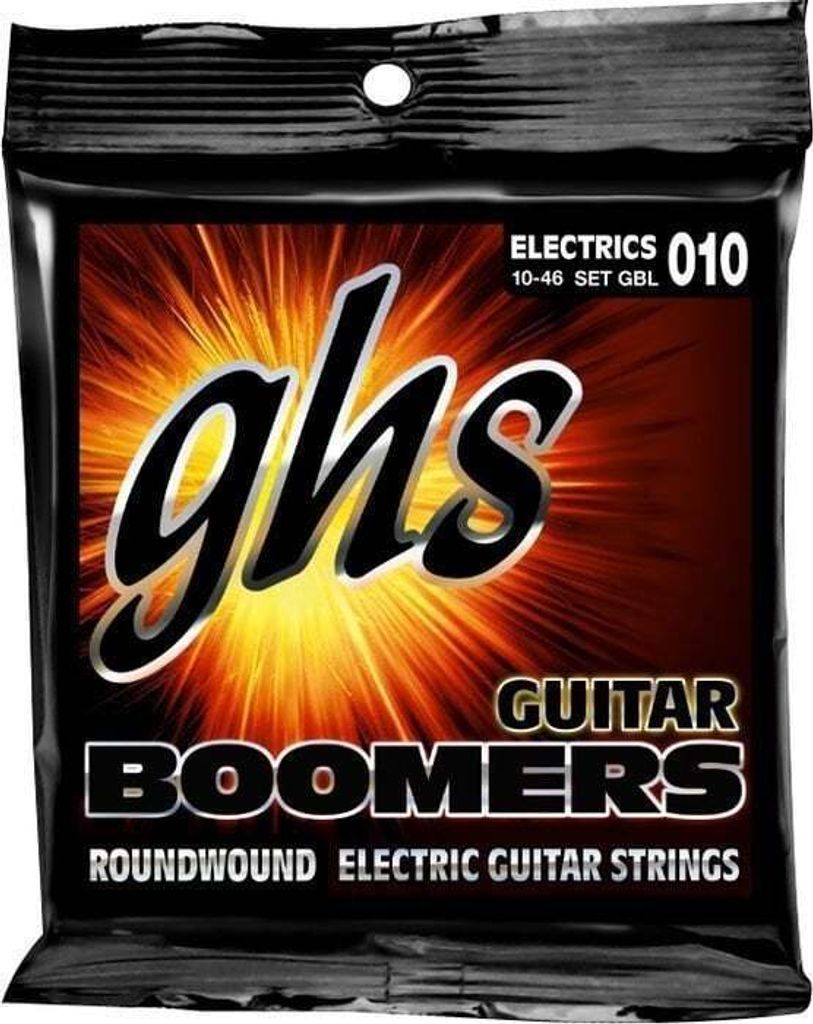 GHS Boomers Roundwound 10-46 Saiten für E-Gitarre