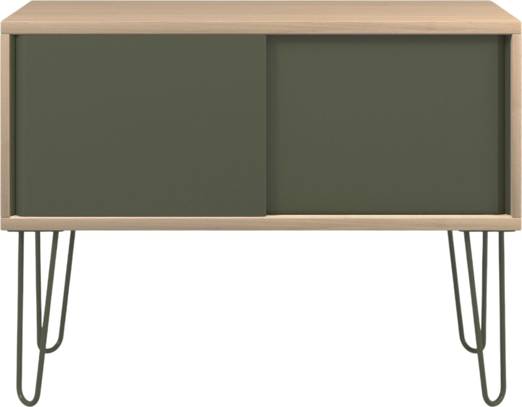 Bisley MultiRange Sideboard - Farbe: Eiche/Olivgrün