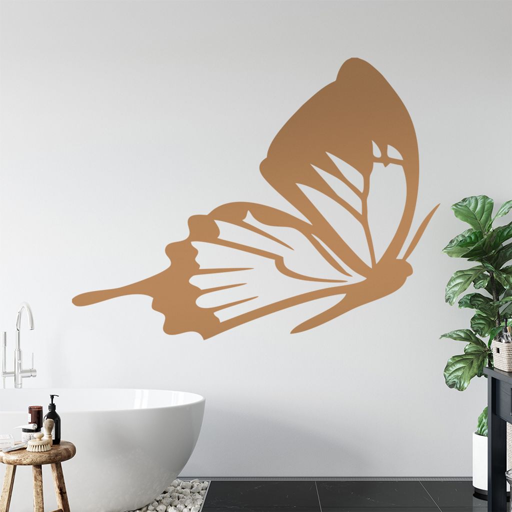 Schmetterling Nr. 5 Wandtattoo in 6 Größen - Wandaufkleber Wall Sticker - Dekoration, Küche, Wohnzimmer, Schlafzimmer, Badezimmer