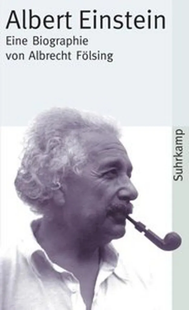 Buste Albert Einstein en résine premium coloris blanc mat, hauteur 20 cm