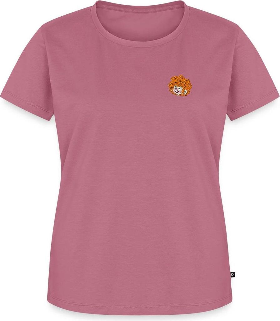 Spreadshirt Pumuckl Stickdesign Frauen Premium T-Shirt, XL, Mauve