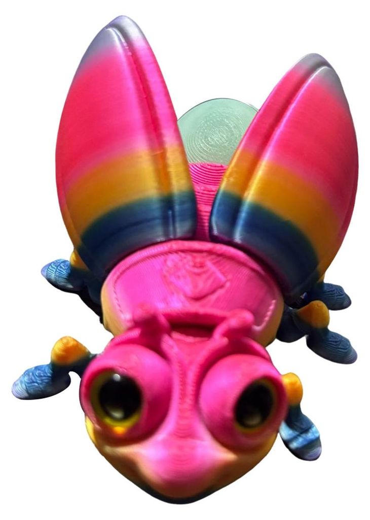 Niedliche, magnetische Glühwürmchen-Figur mit 3D-Druck, leuchtendem Schwanz und buntem Glühwürmchen-Kühlschrankmagnet – ein tolles Geschenk ...