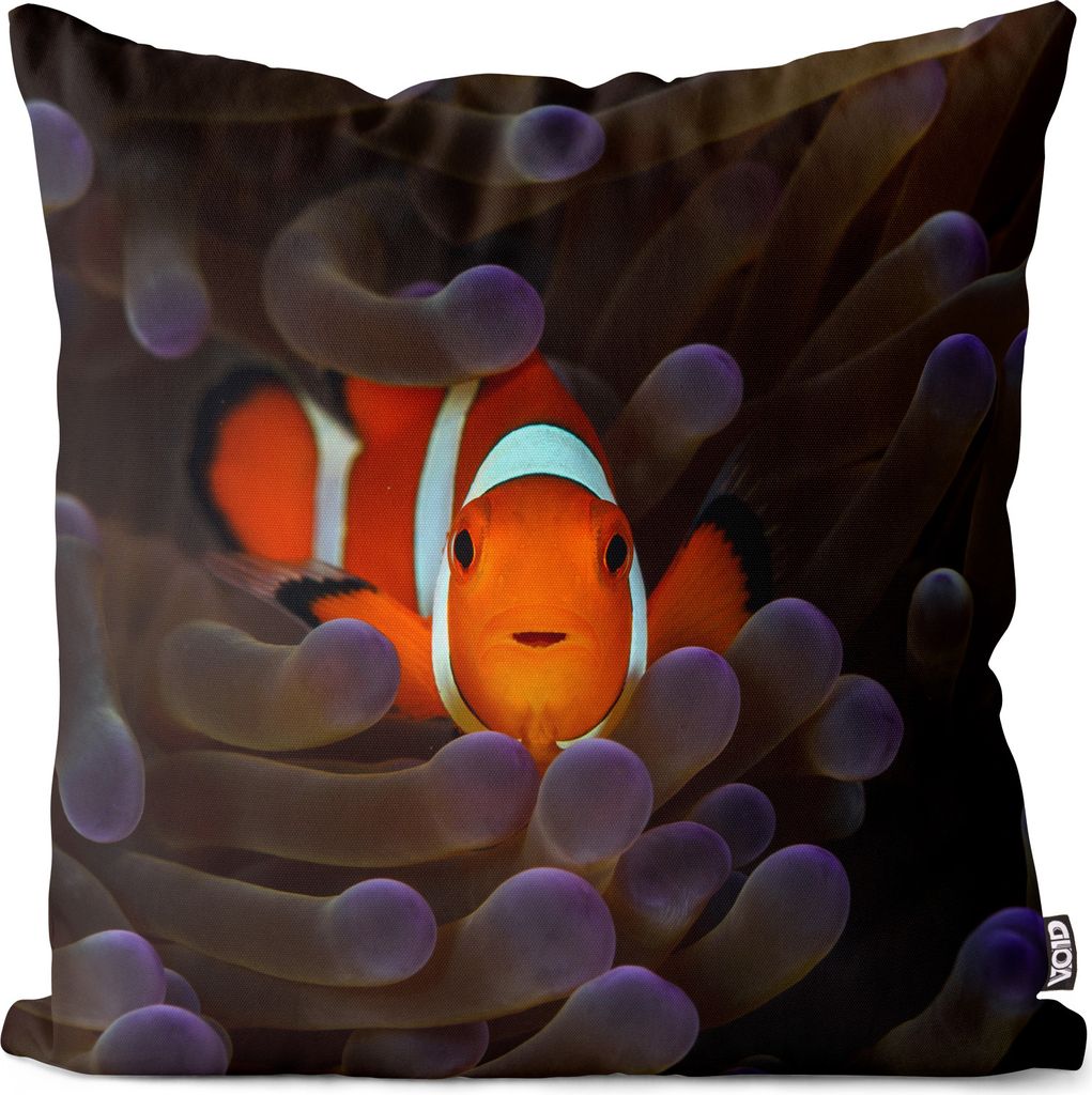 VOID Clownfisch Meer Fisch Kissenbezug Kissenhülle Polyester Dekoration Outdoor Dekokissen