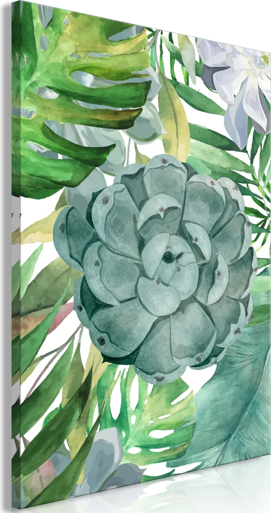 Stampa su Tela Flora Tropicale 60x90cm Verticale - Quadro Arredo