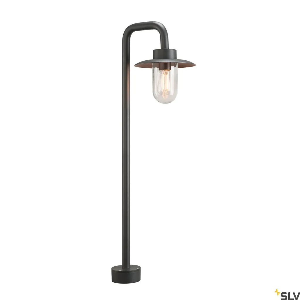 Lampe Extérieure Étanche MOLAT POLE IP44 Anthracite E27 Max 60W Solide