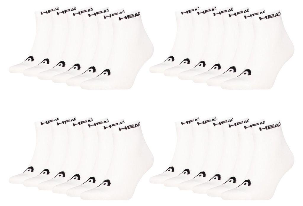 12 Paar HEAD Uni Quarter Socken All Sports Training Socks Produktbild 